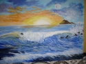 La Vague - Peinture Acrylique